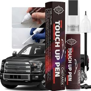 Tuxedo Black(UH) Touch Up Paint Pen Compatible with Ford - Exact Color Match, 2-in-1 Brush & Pen,Car Paint Scratch Repair Kit for F150/Explorer/Escape/Ranger/Edge/Mustang/Transit