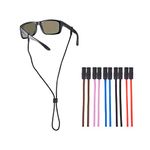 Sunglass Strap, Eyeglasses String Holder Straps Cord, Premium Eyeglass Chains, Leash Eyewear Retainer and Glasses Strap for Men Women kids - Sunglasses Lanyard Rope Neck Retainer(5pcs Multy color)