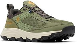 Columbia Men's Hatana Max Outdry Hiking Shoe, Mosstone/Golden Yellow, 10.5