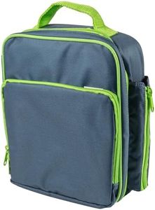 Bentology Insulated Lunch Box w Snack Pocket and Water Bottle Holder - Boys Girls and Kid's Lunchbox Tote Keeps Food Hotter or Colder Longer - Bag Fits Most Bento Boxes and Containers