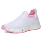 Campus Women's Mason WHT/L.Pink Walking Shoes - 6UK/India 22L-951