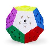 Cubelelo Drift Megaminx v2 Cube (2024 New Improved Version) | 12-Sided Fun and Challenging Puzzle with Ridge Design | Smooth Turning Dodecahedron | Perfect for Speed-Cubing | Ideal for Kids & Adults