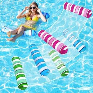 Pool Floats Adult - 3 Pack Pool Floats, Inflatable Pool Hammock Float, 4-in-1 Pool Hammock for Adults, Adult Pool Float