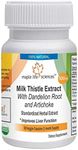 Milk Thistle Extract with Dandelion Root and Artichoke - 60 Vegan Capsules - 500mg