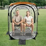 Sports Tent, Instant Weather Proof Pop Up Tent Shelter with Carry Bag, Clear View Bubble Tent for Watching Sports Events, Camping, Fishing, Portable & Foldable (1-2 People - 40"x40"x62"H)