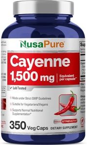 NusaPure Cayenne Pepper 1500mg 350 Veggie Capsules