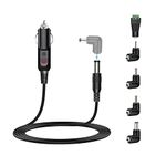 Universal Car Charger 12V Cigarette Lighter Power Adapter Plug Cable for DVD Player Air Conditioner LED Satellite Navigation Televisions CCTV Camera GPS for Camping and Travelling(LED)