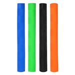 SPORTAXIS Cricket Bat Grips - Durable Rubber for Better Shock Absorption-Extra Cushioning for Soft Feel (Pack of 4) (Ring Chevron Grip)