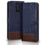 TheGiftKart Flip Back Cover Case for Redmi Note 4 Flip Back Cover Case Dual-Color Leather Finish | Inbuilt Stand & Pockets | Wallet Style Flip Case for Redmi Note 4 (Blue & Brown)