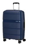 American Tourister Linex - Spinner M, Suitcase, 66 cm, 63 L, Blue (Deep Navy)