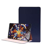 Kakusiga Faux Leather Flip Cover for Samsung Galaxy Tab A, Tablets 10.1", Dark Blue