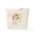 CafePress Caregiver Tote Bag Natural Canvas Tote Bag, Reusable Shopping Bag