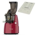 Kuvings B8200 Whole Slow Juicer with Wide Feed Chute, Dark Pearl Red