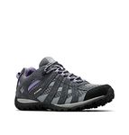 Columbia Women's Redmond Hiking Shoe, Graphite/Dusty Iris, 8.5