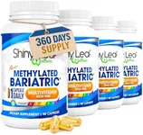 Shiny Leaf Bariatric Multivitamin Iron-Free Capsules for Post Bariatric Surgery Patients, Once Daily Bariatric Vitamins Without Iron for WLS, Sleeve, Gastric Bypass Surgery (1 Year / 360 Caps)