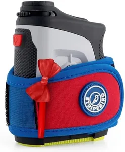 Stripebird - 2.0 Slim Golf Magnetic Rangefinder Strap (Red White & Blue - Form Fitting & No Buckle Strap) - Golf Range Finder Magnetic Strap - Range Finder Golf Magnetic