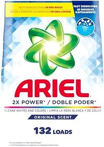 Ariel Powder Laundry Detergent, Original Scent, 211 ounces 132 Loads, 13.19 Pound (Pack of 1)