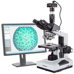 AmScope T490B-5M 40X-2000X Lab Clinic Veterinary Trinocular Microscope with 5MP Camera