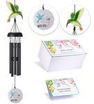 Hummingbird Wind Chimes for Outside,Memorial Wind Chimes Hummingbird Gifts for Women,Sympathy Wind Chimes for Loss of Loved One,Windchimes in Memory of a Loved One,Hummingbird Gifts for Garden