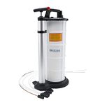 8MILELAKE 9 Liter Fluid Evacuator Manual Oil Changer Vacuum Hand Operated Engine Oil Change Fluid Extractor Pump Tank Remover