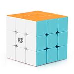 LiangCuber QiYi Warrior S 3x3 Stickerless Speed Cube Warrior W Upgraded Version 3x3 Puzzle Cubes