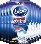 Bloo Power Fizz Tabs, Deep Drain Cleaning Against Deposits and Bad Odours, 8 x 12 Tabs (96 Fizz Tabs)