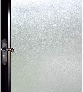 DUOFIRE Privacy Window Film Natural Frosted Glass Film Static Cling Glass Film No Glue Anti-UV Window Sticker Non Adhesive for Privacy Office Meeting Room Bathroom Living Room 23.6in. x 78.7in. S001
