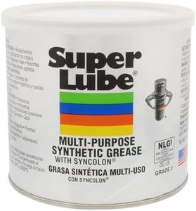 Super Lube 41160 Synthetic Grease (NLGI 2), 14.1 oz Canister, Translucent White