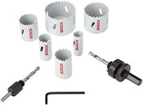 Bosch Professional 2608580804 HSS Electricians Hole Saw Set, Blue, 9 Pcs