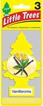 Little Trees Air Freshener, Vanillaroma (Pack of 3)