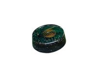 Jet Energized Black Tourmaline Orgone Tower Buster Crystal Therapy Generator