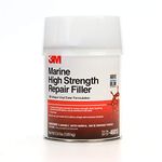 3M 46013 Marine High Strength Repair Filler, 1 quart, White