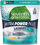 Seventh Generation Ultra Power Plus Laundry Detergent Packs Fresh Citrus Laundry Soap EPA Safer Choice Certified 42 count