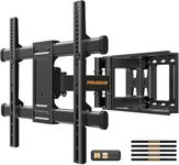 TV Wall Bracket, Tilt Swivel TV Mount Max.VESA 600x400mm for 37-70 Inch LED LCD Plasma Flat& Curved Screens up to 60kg, Includes 1.8m HDMI Cable, Bubble Level,Cable Ties