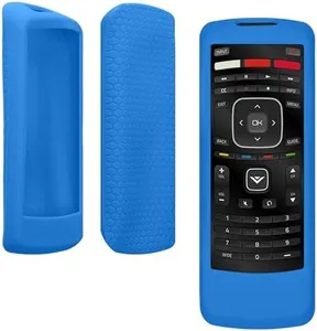 kwmobile Case Compatible with VIZIO XRT112 Remote Case - Soft Silicone Cover for Remote Control - Dark Blue