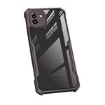 Coberta Polycarbonate Back Cover For Samsung Galaxy A03 Back Cover Case - Black Transparent