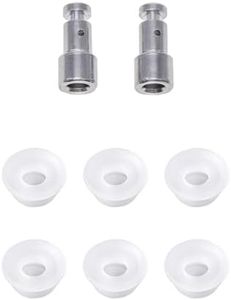 ZLR Pressure Cooker Replacement Parts, 2 Pcs Float Valve and 6 Pcs Silicone Grommets Compatible with Instant Pot Easy Installation, Accessories Fits IP Lux 5,6 QT.