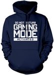 Do Not Disturb Gaming Mode Activated Unisex Adults and Kids Hoodie - Gamer Console Teen Online Games Addict Age 12/13-36'' Navy