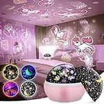 Unicorn Toys for Girls,Vingtank Night Light Kids Girls Toys Age 4 5 6 7 8 Star Projector Kids Toys for 1-12 Year Old Girls Birthday Decorations Children Room Decor