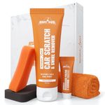 Angry Shine ScratchXpert Car Scratch Remover Cream | With First Ever dual density sponge | 150 ml | Car Body Scratch Remover | Car and Bike Scratch Remover Kit for Deep Scratch (Orange)