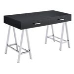 ACME Furniture Acme Coleen Desk, Black & Chrome, One Size