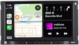 Dual Electronics DCPA71 7-inch Certified Apple Carplay Android Auto | Double DIN Touchscreen Car Stereo Radio | Bluetooth Hands Free Calling & Music Streaming | Backup Camera Input
