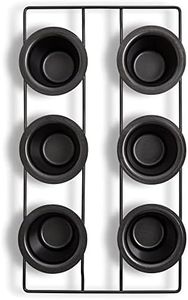 Mrs. Anderson's Baking 6-Cup Popover Pan, Carbon Steel with Non-Stick Coating, PFOA Free, 15.75 x 9 x 2.25-Inches