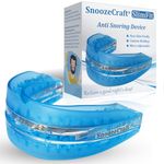 SnoozeCraft SlimFit Anti Snoring Device Stop Snoring Solution Snoring Mouth Guard for grinding teeth at night Anti snoring Mouthpiece Night Snore Guard Bruxism and Snore stopper Anti Ronflement Mouthguard