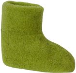 SamWo Foot Warmer Slippers Made of 100% Sheep Wool, Purple Green Size: 8.5/9 UK