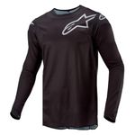 Alpinestars 3762324-10-XXL: Racer Graphite Jersey Black 2X