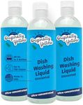 Originally Yellow USA Made Unscented Natural Dish Soap | Hypoallergenic Soap Great For Sensitive Skin as well as Pet & Baby Safe | Bulk 3 Pack