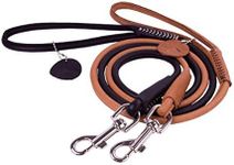 CollarDirect Rolled Leather Dog Lea