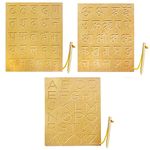 FunBlast Writing Practice Tracing Wooden Boards for Kids - Capital Alphabet with Hindi Alphabet Board for Kids/Boys/Girls -Set of 3 (Made in India) - Multi Color