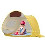 Glymnis Pop Up Baby Beach Tent with Pool UPF 50+ Automatic Portable Sun Shade Shelter for Toddlers Infant Garden Beach Picnic